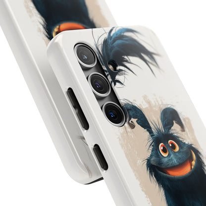Whimsical Monster Tough Phone Case - Durable Protection for Fun-Loving Individuals