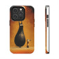 Whimsical Tough Phone Cases - Cat & Dog Design