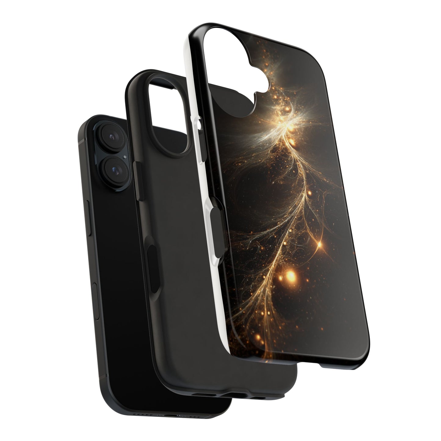 Cosmic Glow Tough Phone Case - Galaxy Design for Sci-Fi Lovers