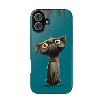 Cute Dog Tough Phone Case - Durable Protection for Pet Lovers