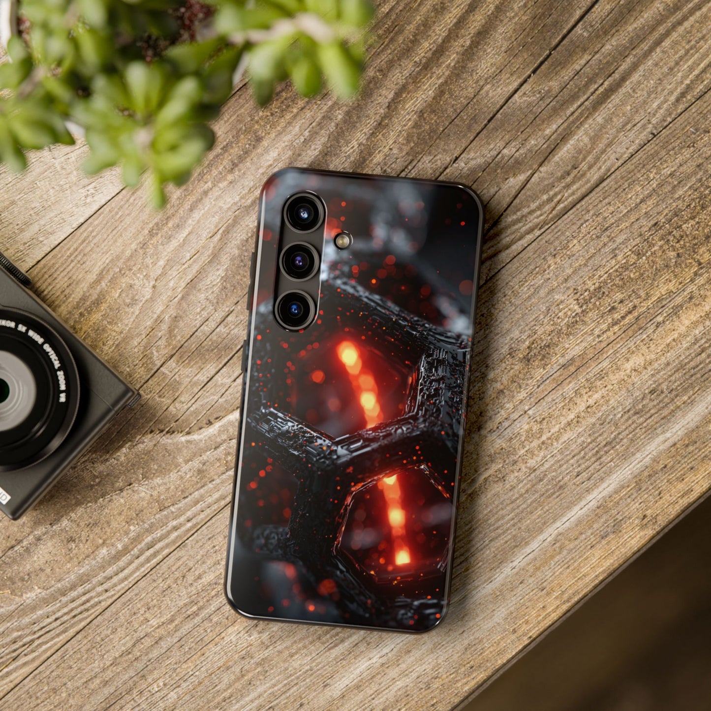 Tough Phone Case | Bold Graphic Design, Cyberpunk Aesthetic, Durable Protection, Tech Gift for Men & Women