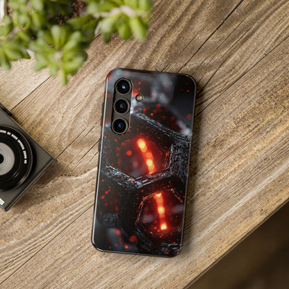 Tough Phone Case | Bold Graphic Design, Cyberpunk Aesthetic, Durable Protection, Tech Gift for Men & Women