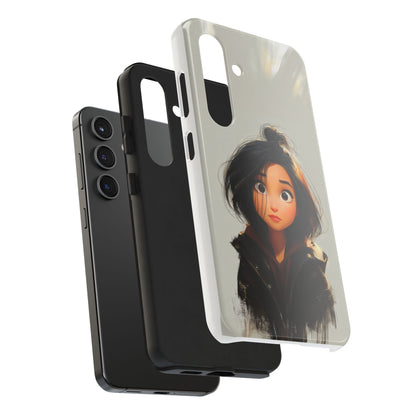 Artistic Tough Phone Case - Unique Design for Creative Souls