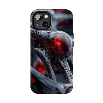 Tough Phone Case with Abstract Design, Durable Phone Cover, Trendy Mobile Accessory, Gift for Tech Lovers, Stylish Phone Protector