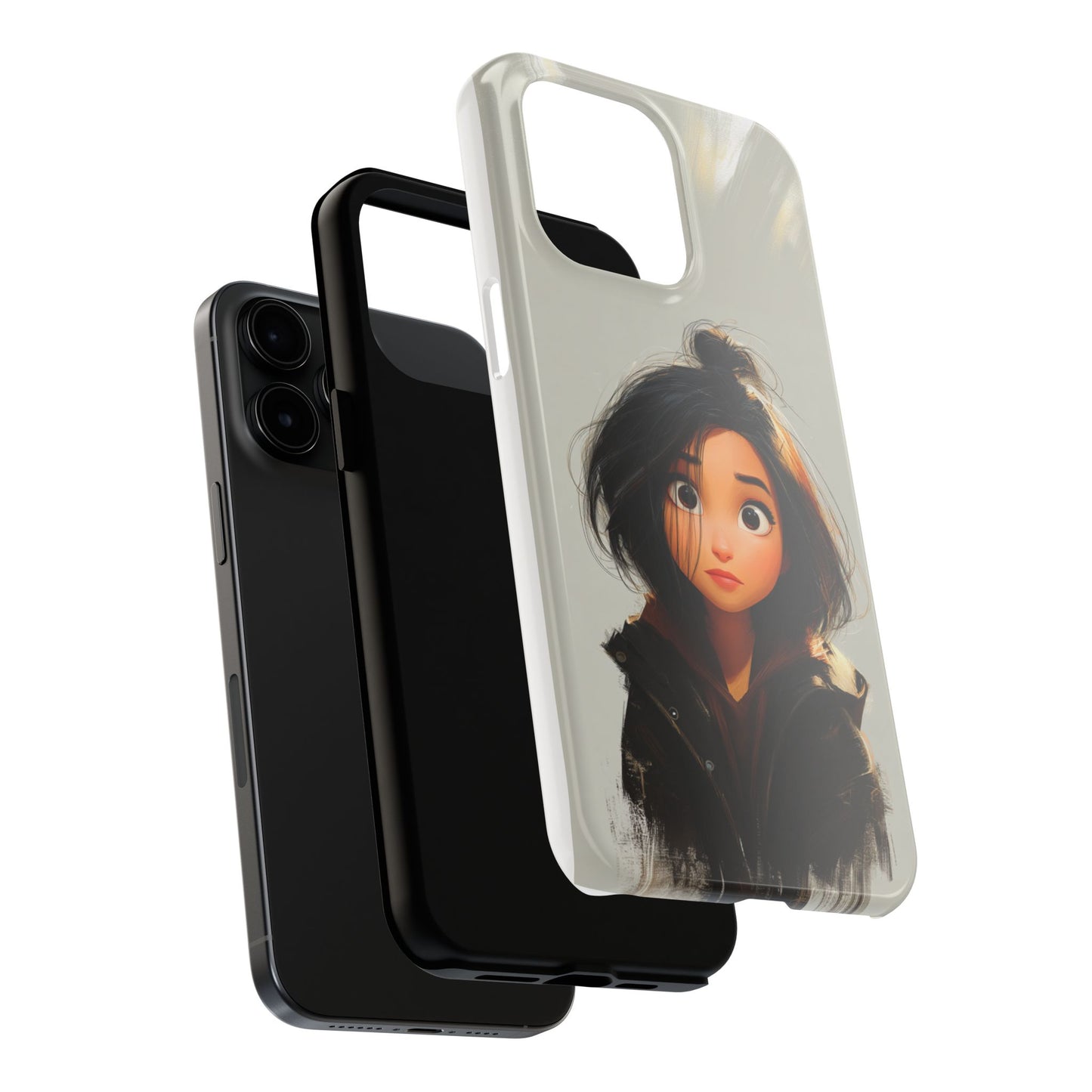 Artistic Tough Phone Case - Unique Design for Creative Souls
