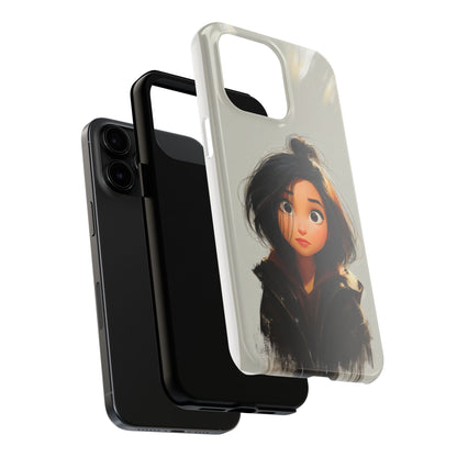Artistic Tough Phone Case - Unique Design for Creative Souls