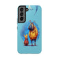 Whimsical Dog-Themed Tough Phone Case for Pet Lovers