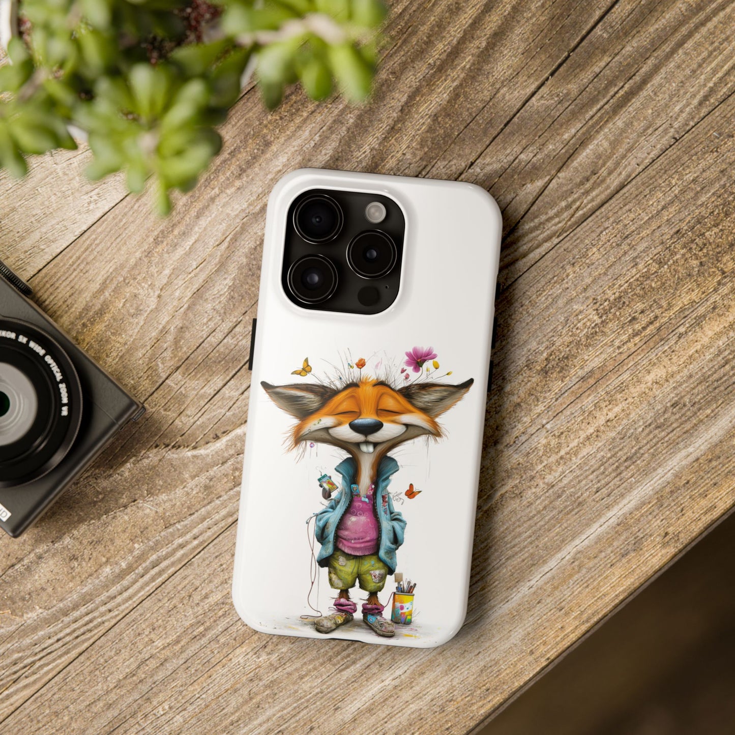 Whimsical Fox Tough Phone Case | Cute Animal Cover by Skipper