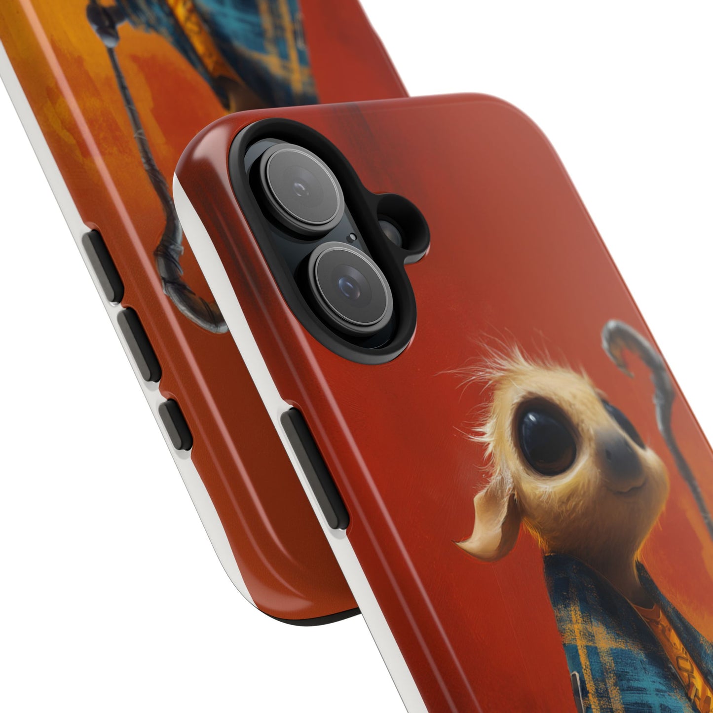 Whimsical Tough Phone Case - Cute Character Design for Kids & Adults