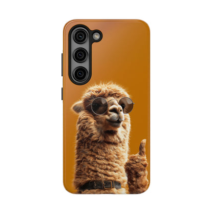 Funny Llama Tough Phone Case - Durable Protection with Cool Vibe