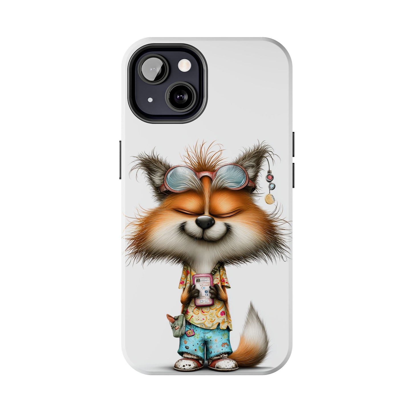 Cute Fox Phone Case – Whimsical Animal Art, Tough Protection, Perfect Gift for Animal Lovers