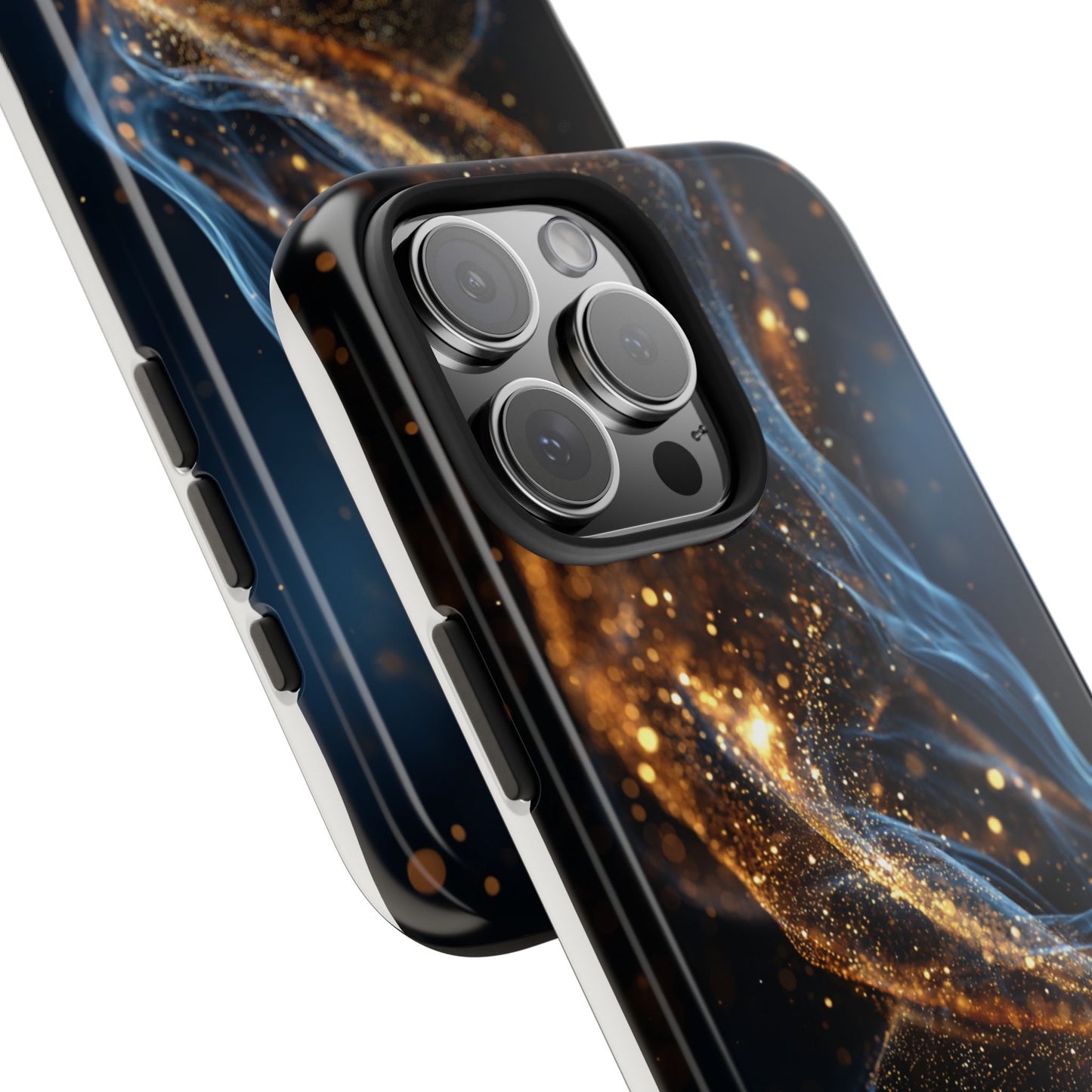 Elegant Gold Swirl Tough Phone Case – Durable & Stylish Protection for Your Device