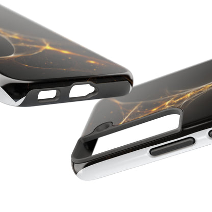 Cosmic Glow Tough Phone Case - Durable Protection with Stellar Design