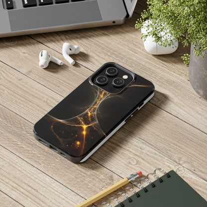 Cosmic Glow Tough Phone Case - Durable Protection with Stellar Design