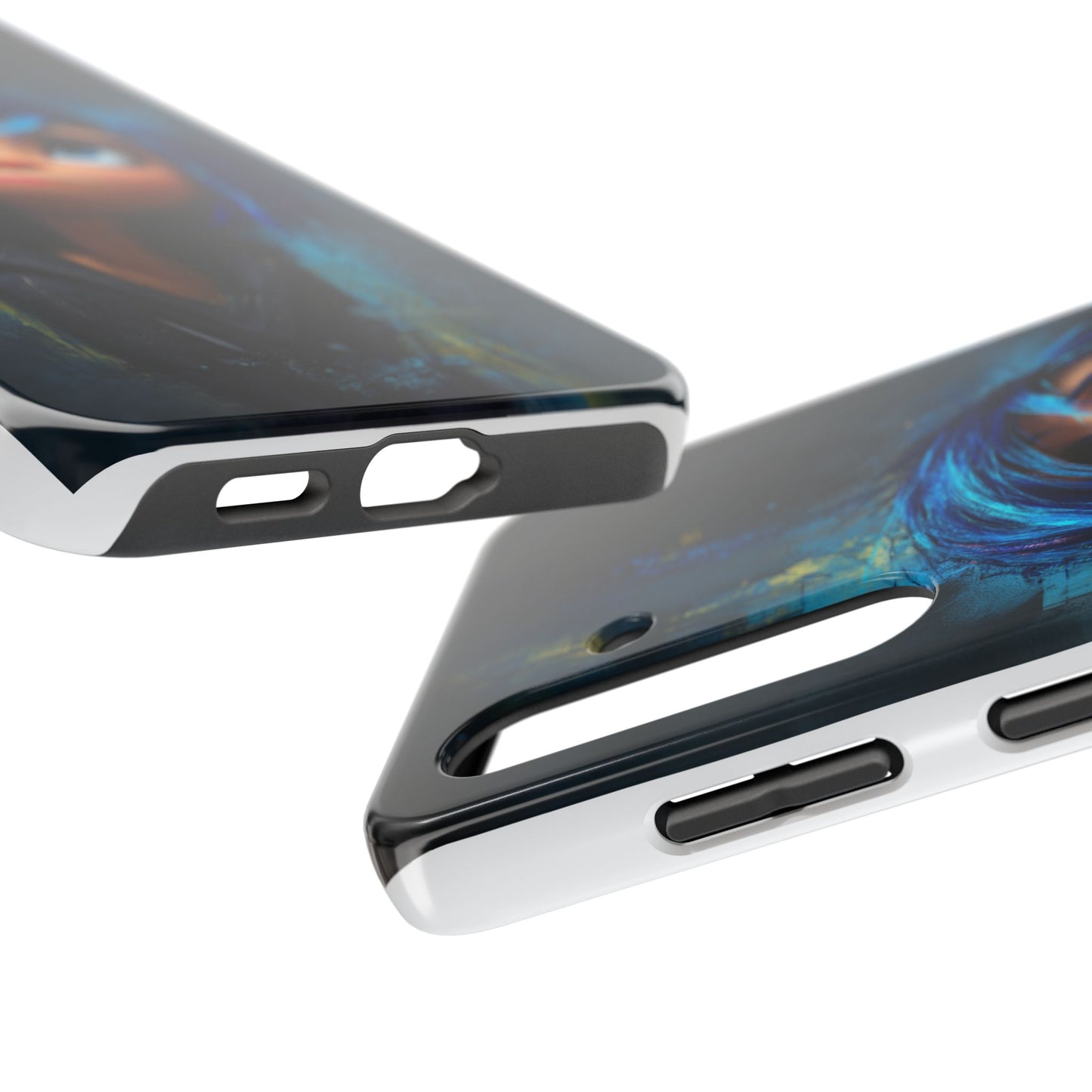 Unique Artsy Tough Phone Case – Emotional Abstract Design for Creative Souls