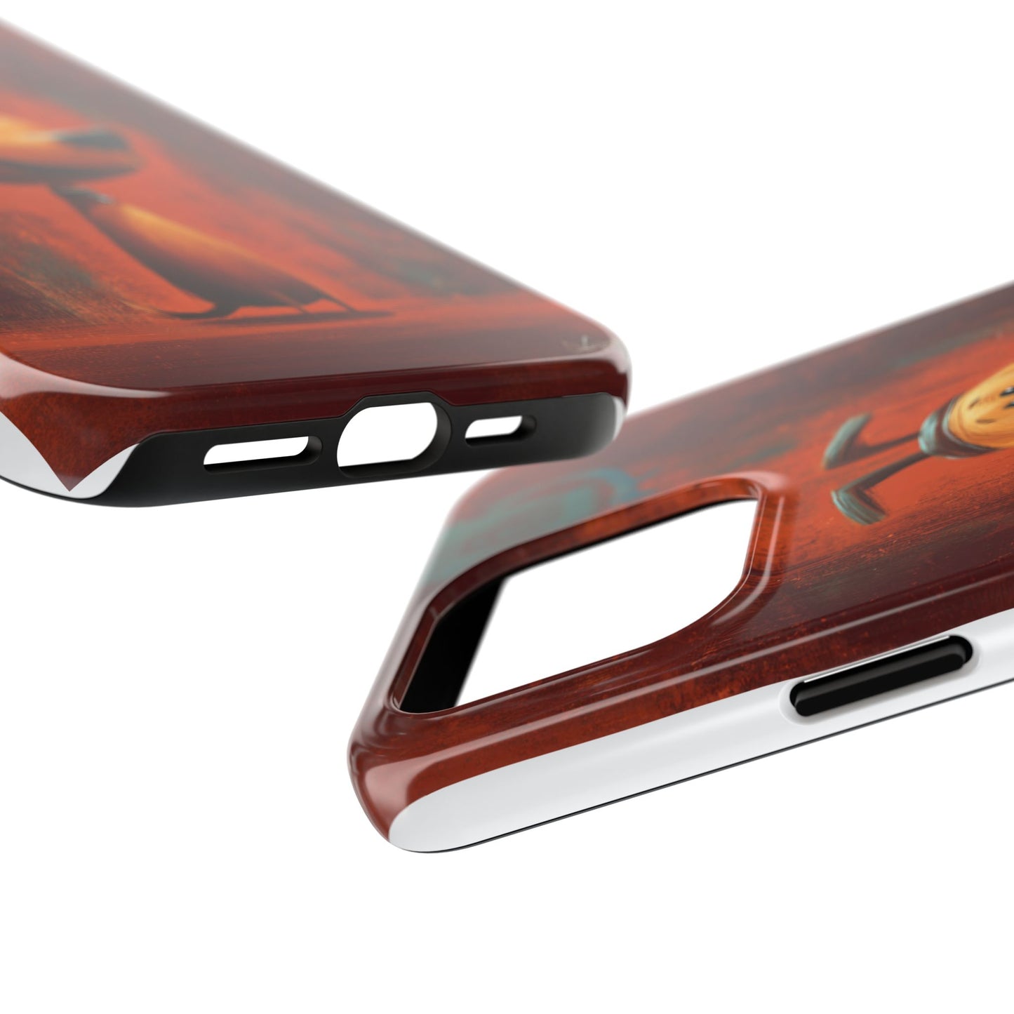 Playful Dog Art Tough Phone Case - Perfect for Pet Lovers