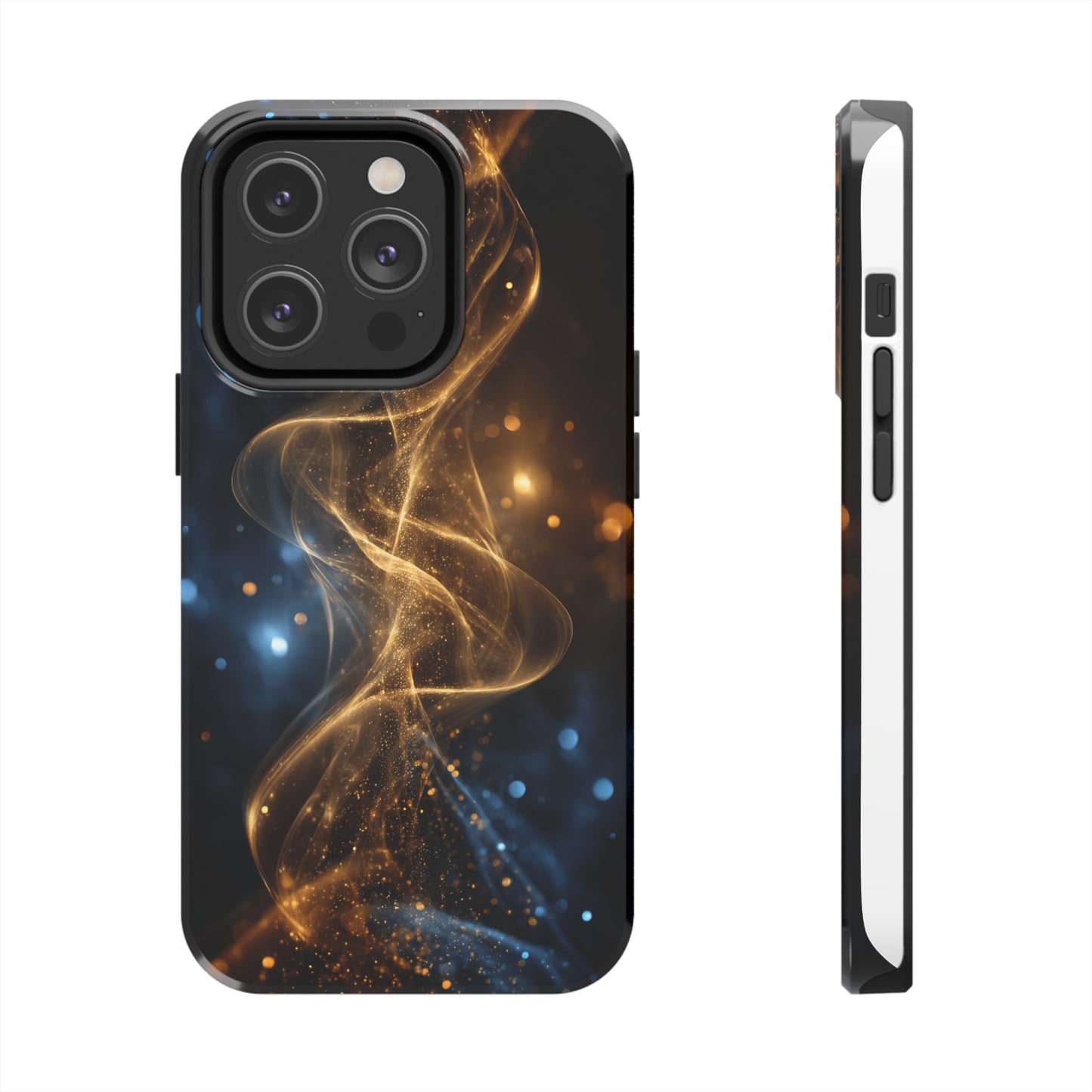 Stylish Tough Phone Cases with Sparkling Swirls Design