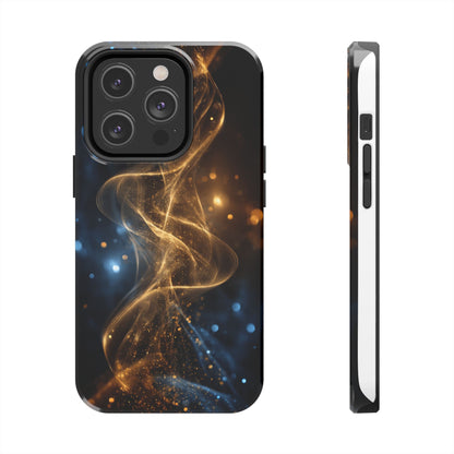 Stylish Tough Phone Cases with Sparkling Swirls Design