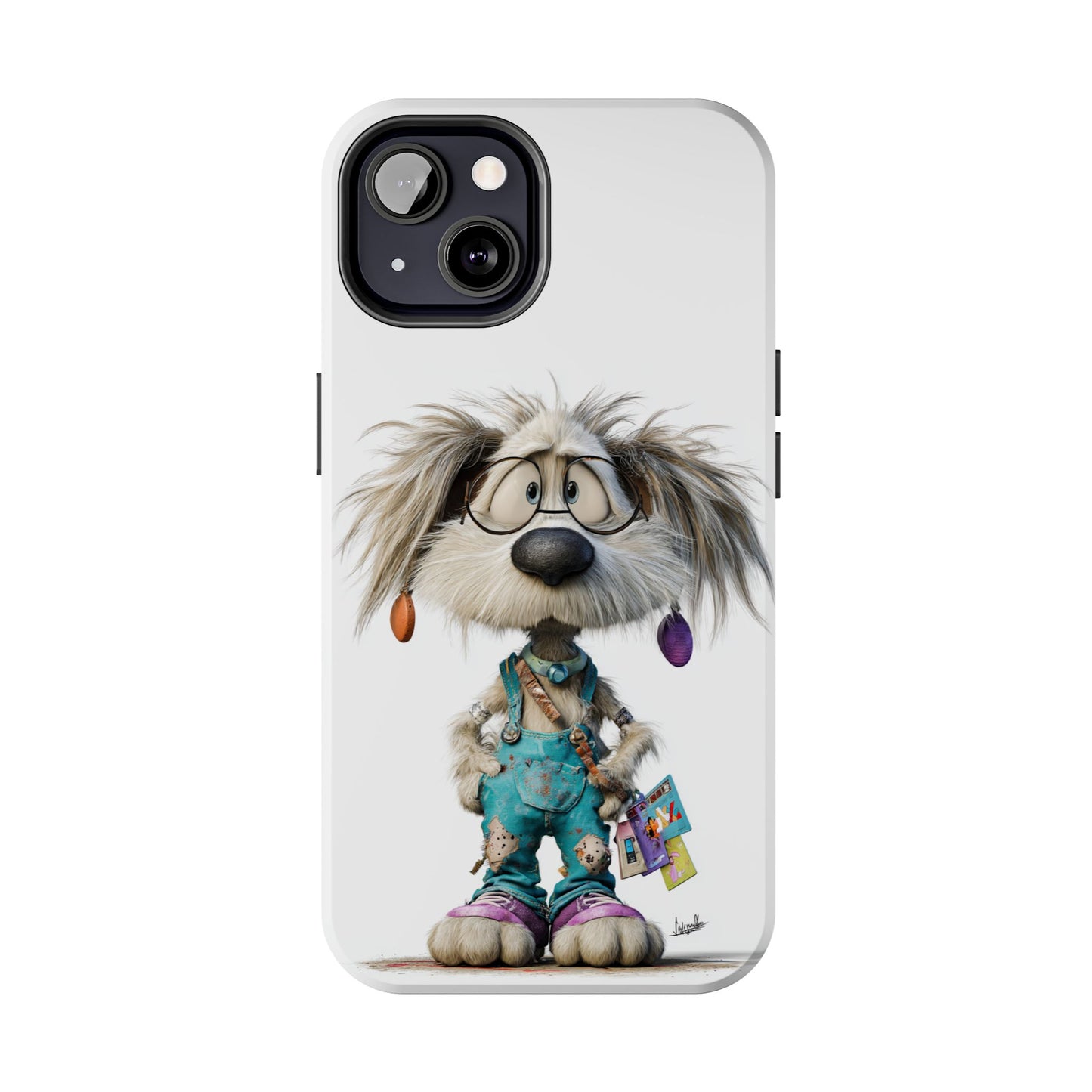 Cute Cartoon Dog Phone Case by Skipper – Premium Art Phone Case for Pet Lovers