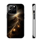 Cosmic Glow Tough Phone Case - Galaxy Design for Sci-Fi Lovers