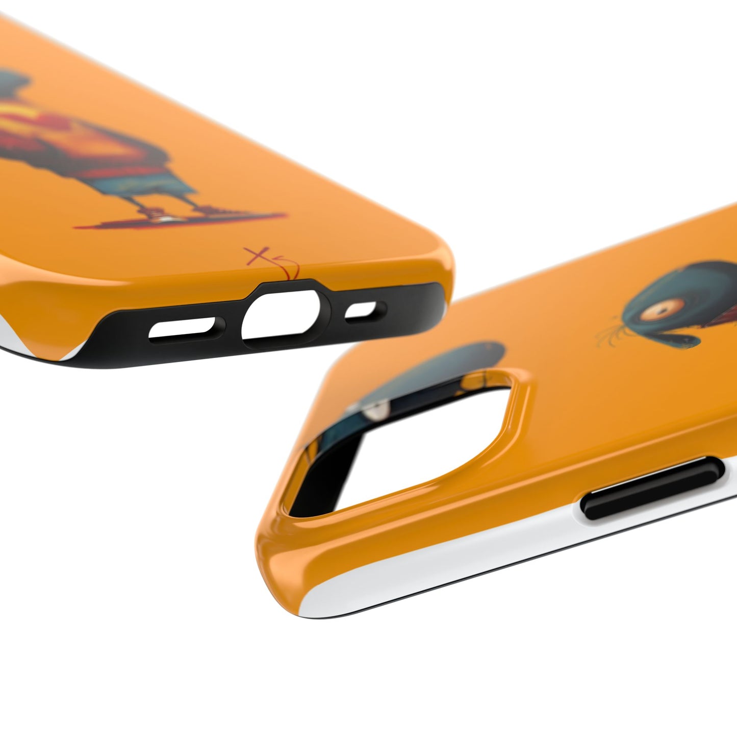 Cute Cartoon Tough Phone Case - Whimsical Sheep Design