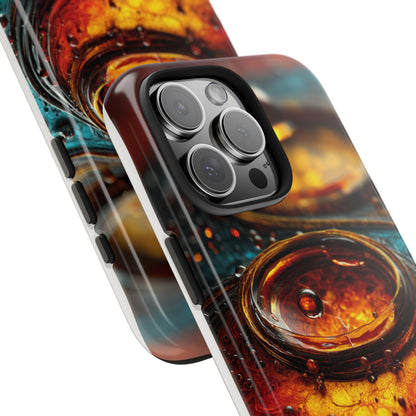 Artistic Tough Phone Case – Abstract Colorful Design for Unique Protection