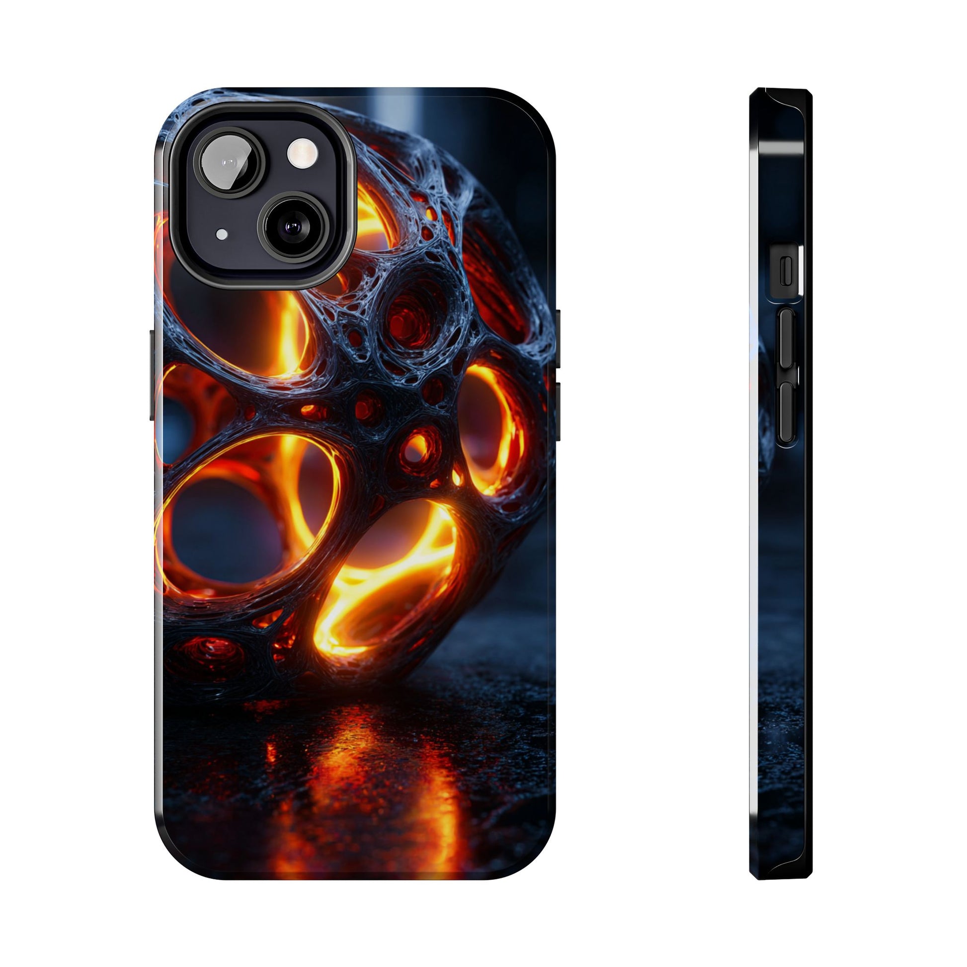 Textured tough phone case by Skipper flat lay