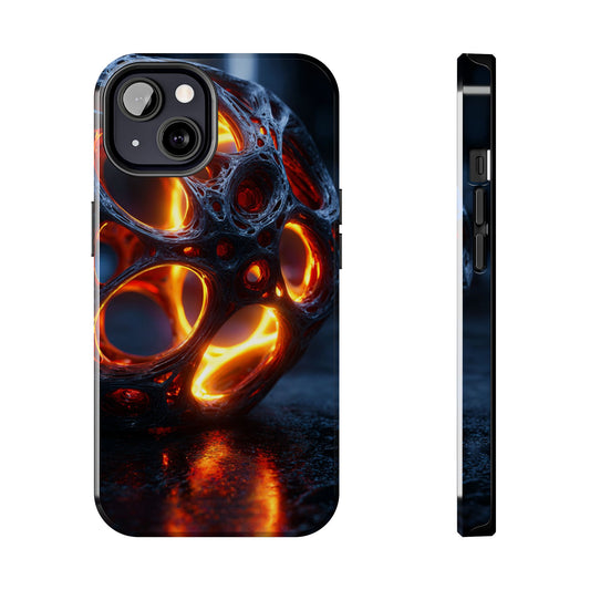 Textured tough phone case by Skipper flat lay