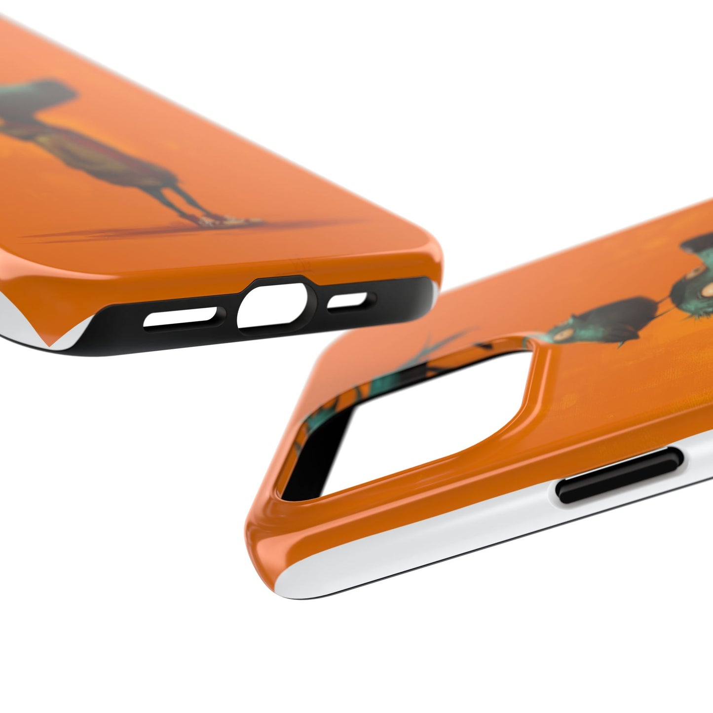 Fun Dog & Bird Tough Phone Cases - Quirky Animal Art for Pet Lovers