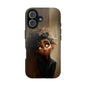 Stylish Tough Phone Case - Artistic Character Design for Teens