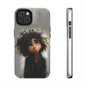 Artistic Tough Phone Case - Unique Character Design for Creative Souls