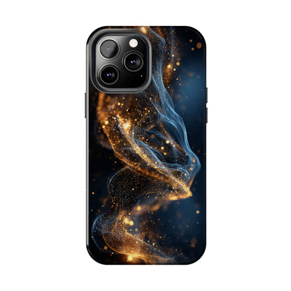Elegant Gold Swirl Tough Phone Case – Durable & Stylish Protection for Your Device