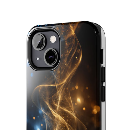 Stylish Tough Phone Cases with Sparkling Swirls Design