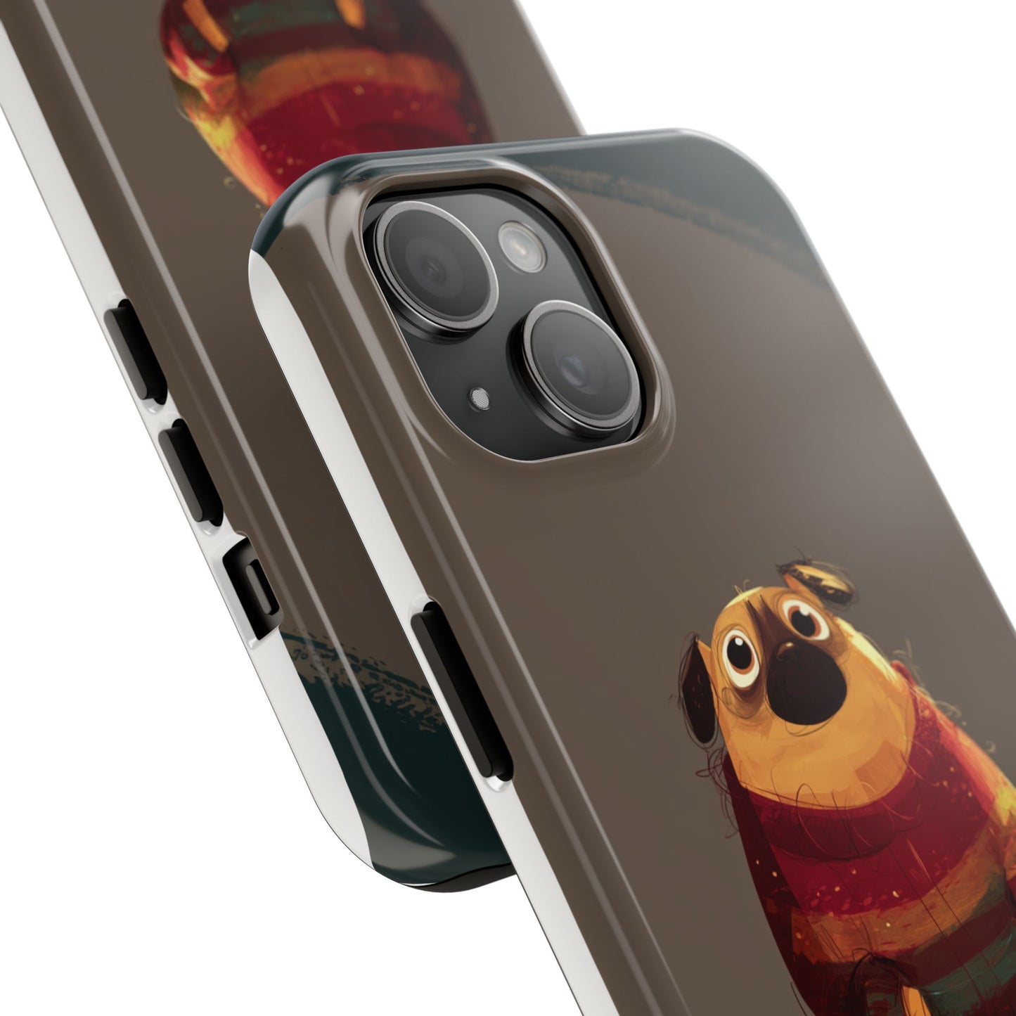 Cute Pug Tough Phone Case - Durable & Stylish Protection for Pet Lovers