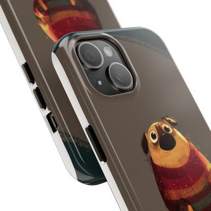 Cute Pug Tough Phone Case - Durable & Stylish Protection for Pet Lovers