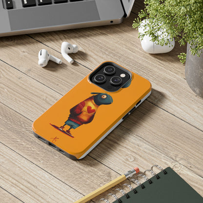 Cute Cartoon Tough Phone Case - Whimsical Sheep Design