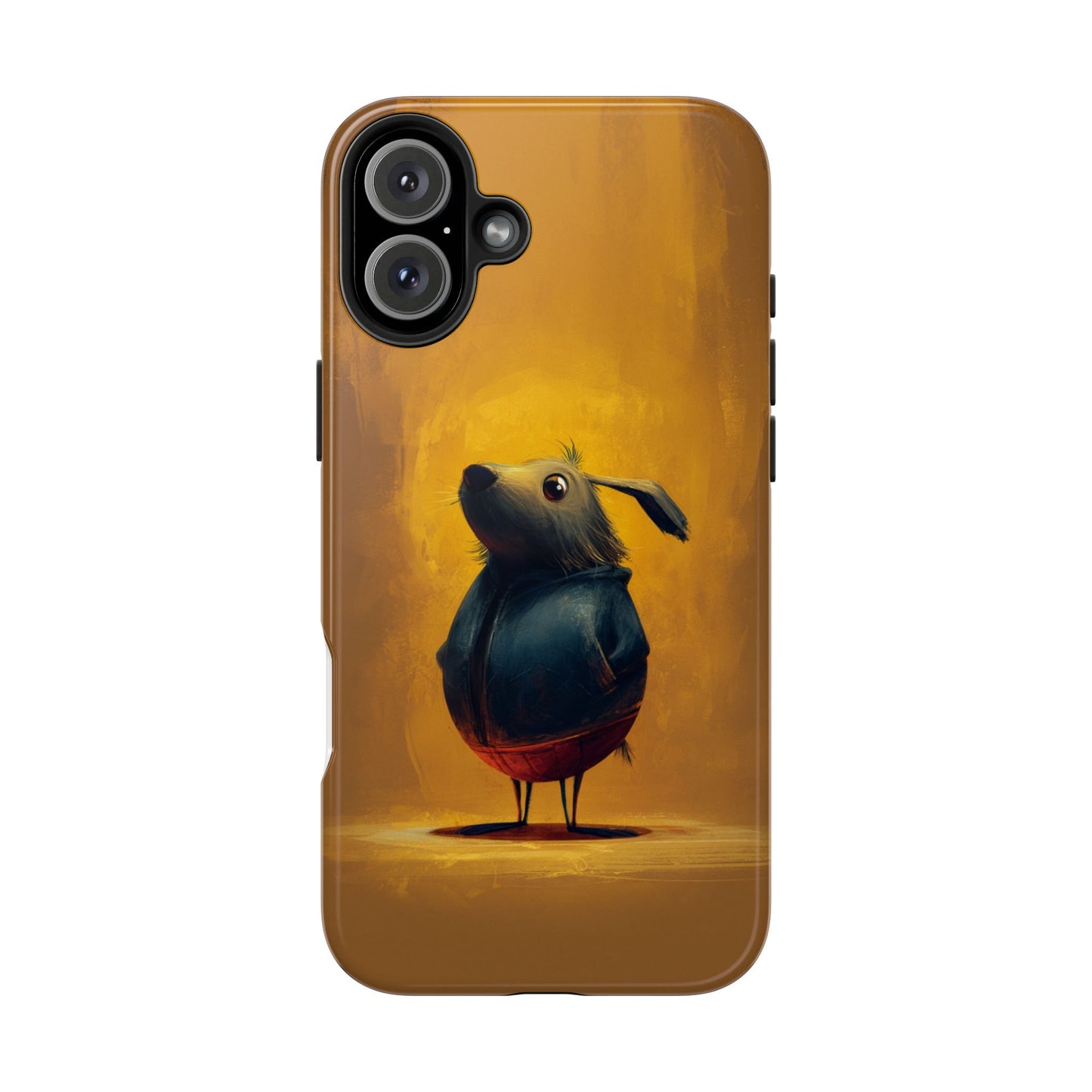 Whimsical Dog Art Tough Phone Case - Durable & Stylish