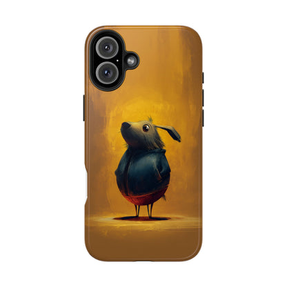 Whimsical Dog Art Tough Phone Case - Durable & Stylish