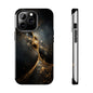 Galactic Elegance Tough Phone Case - Premium Protection for Cosmic Lovers