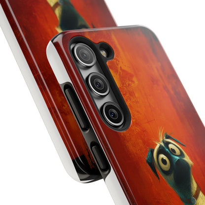 Whimsical Dog Art Tough Phone Case - Durable Protection for Pet Lovers
