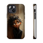Stylish Tough Phone Case - Artistic Character Design for Teens
