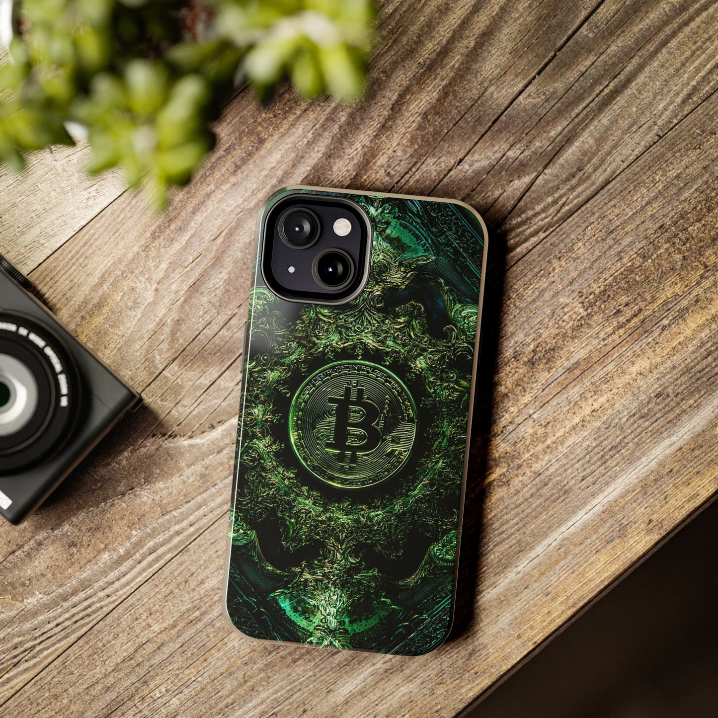 Bitcoin Cryptocurrency Tough Phone Case by Skipper – Durable Premium Tech Accessory