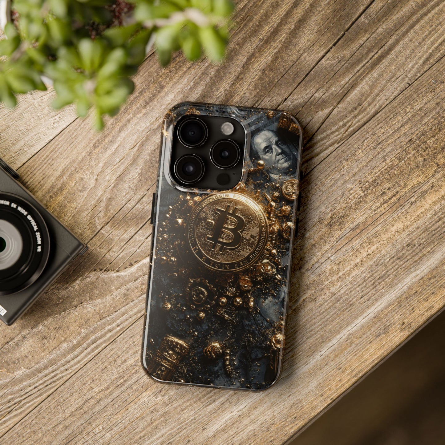 Bitcoin Wallet Art Tough Phone Case by Skipper – Premium Cryptocurrency Accessory