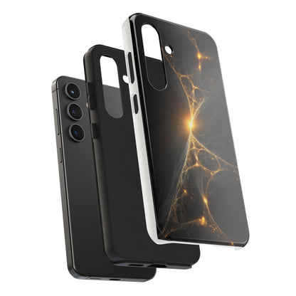 Cosmic Glow Tough Phone Case - Durable Protection with Stunning Galaxy Design
