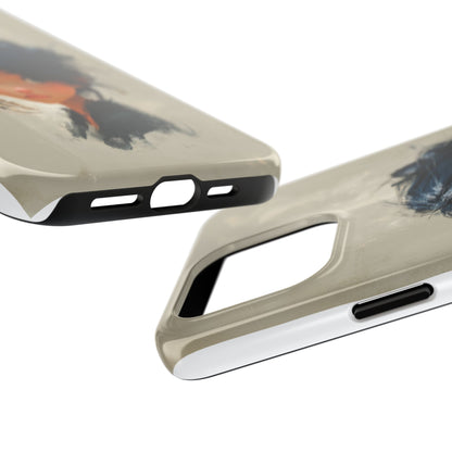 Artistic Tough Phone Case – Unique Portrait Design for Creatives