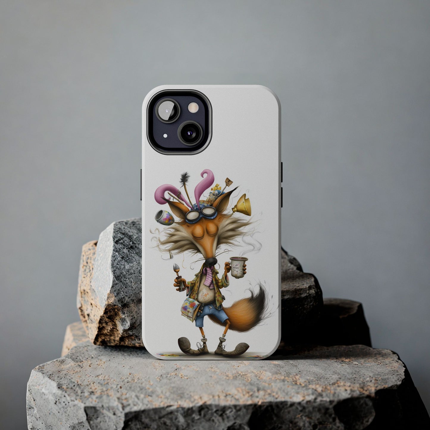 Whimsical Fox Phone Case – Playful Animal Design for Everyday Fun