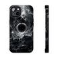 Cosmic Black Hole Tough Phone Case | Sleek Sci-Fi Protection, Unique Art Accessory for Tech Lovers by Skipper