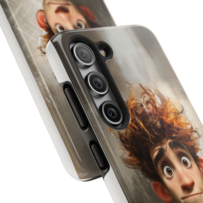 Whimsical Tough Phone Case – Unique Art Design for Creative Souls