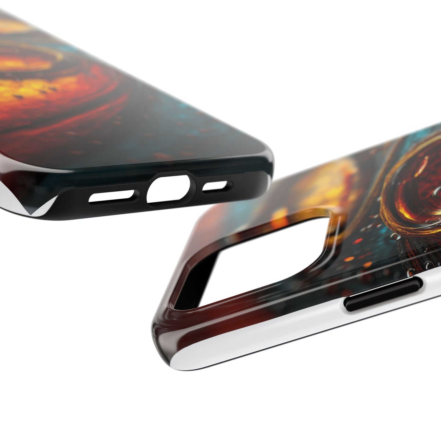 Artistic Tough Phone Case – Abstract Colorful Design for Unique Protection