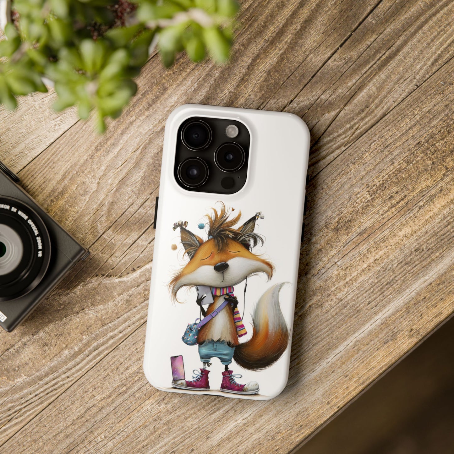 Cute Fox Phone Case – Tough, Cartoon Design for Animal Lovers & Fun Gifts